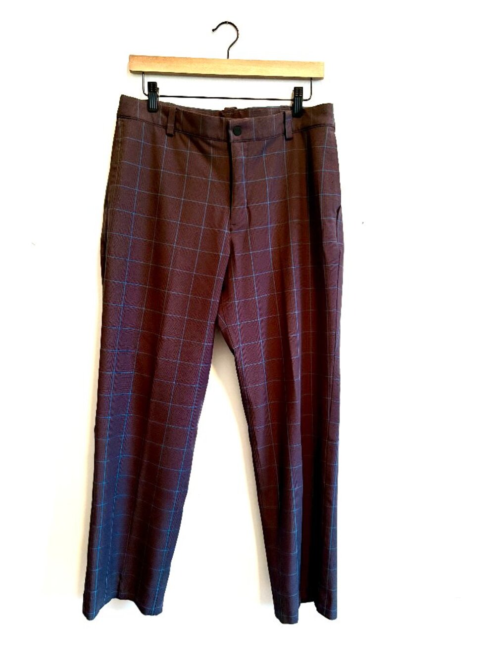 Nike Tiger Woods Collection Golf Pants Men’s 34x34 Gray Blue Plaid